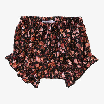 AnouKidz Ruffle Short Flowers Black