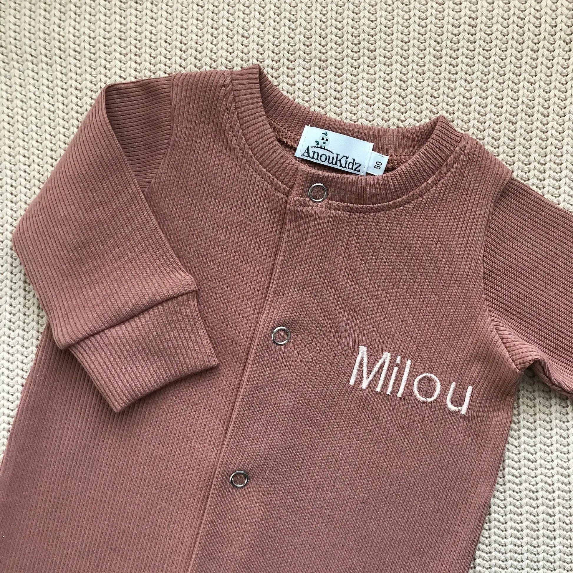 AnouKidz Boxpakje Rib Clay Pink