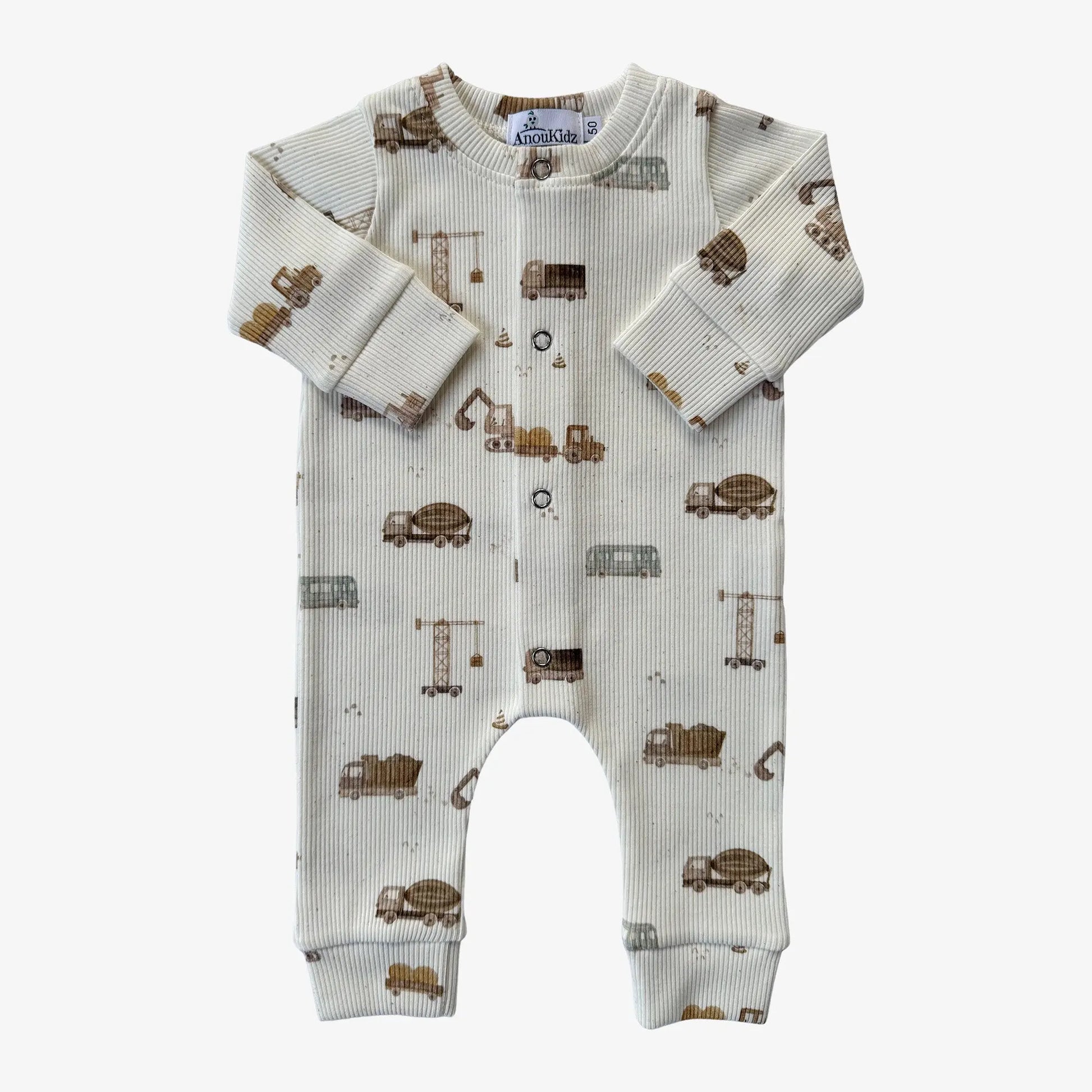 AnouKidz Boxpakje Rib Construction Vehicles