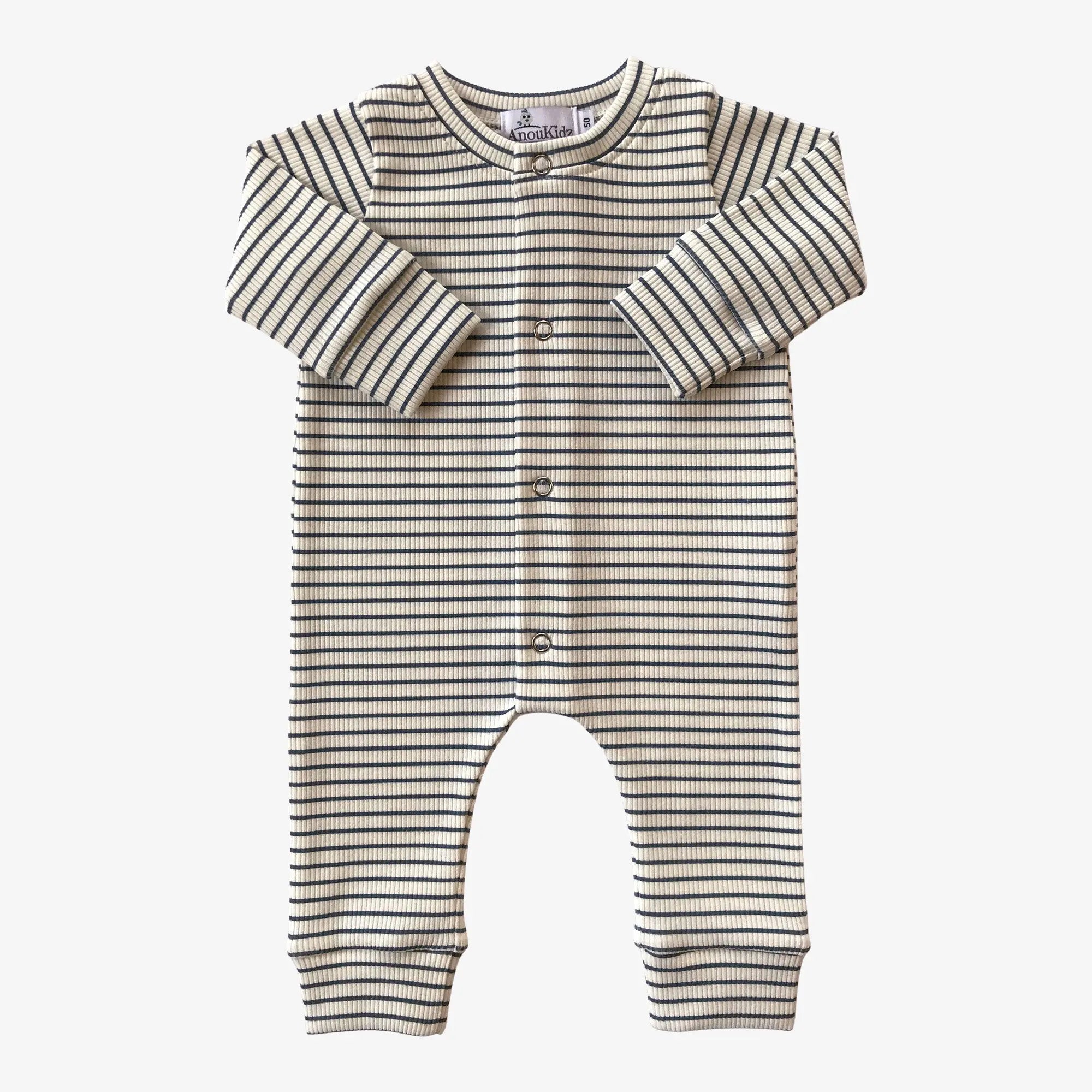 AnouKidz Boxpakje Rib Stripe Dark Jeans