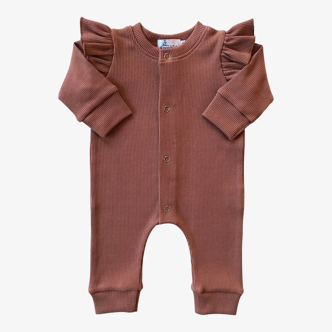 AnouKidz Boxpakje Ruffle Rib Clay Pink