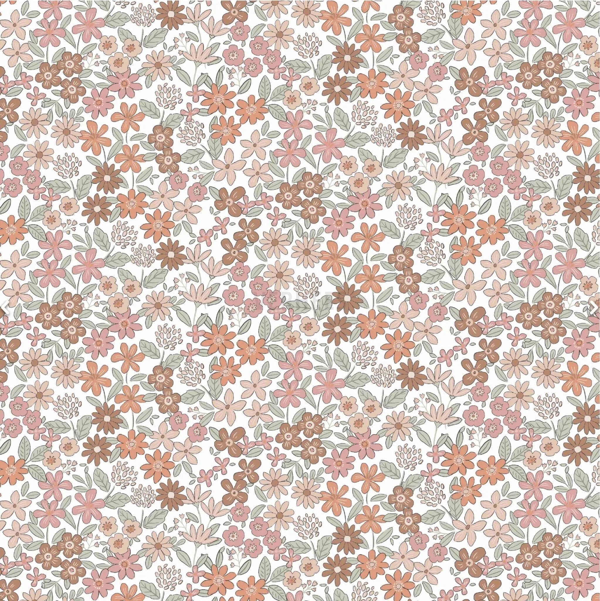 AnouKidz Jurkje Flowers White