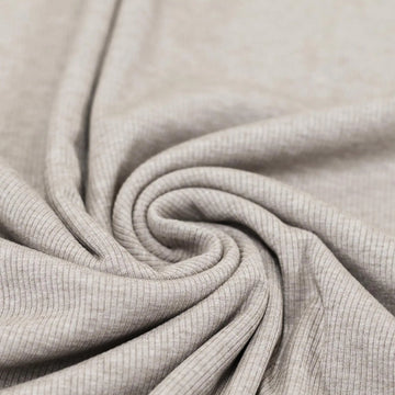 AnouKidz Ledikant hoeslaken Rib Beige Gemêleerd
