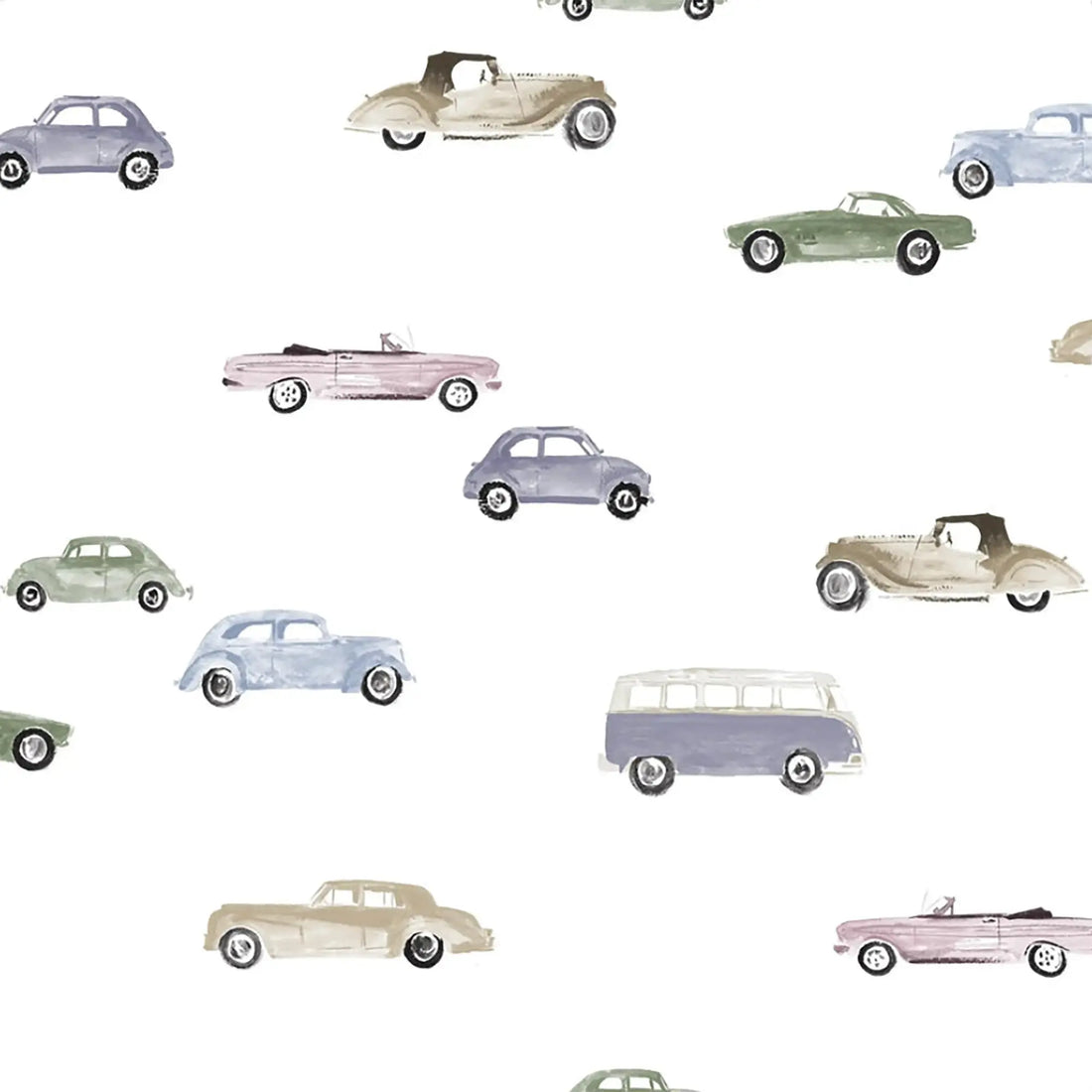 AnouKidz Ledikant hoeslaken Vintage Cars