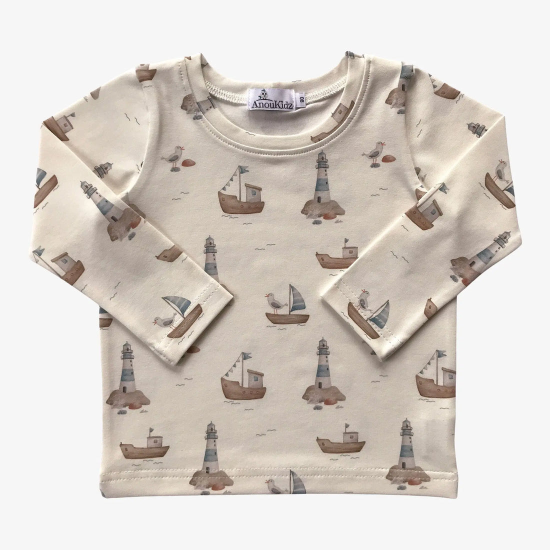 AnouKidz Longsleeve Boats Lighthouse