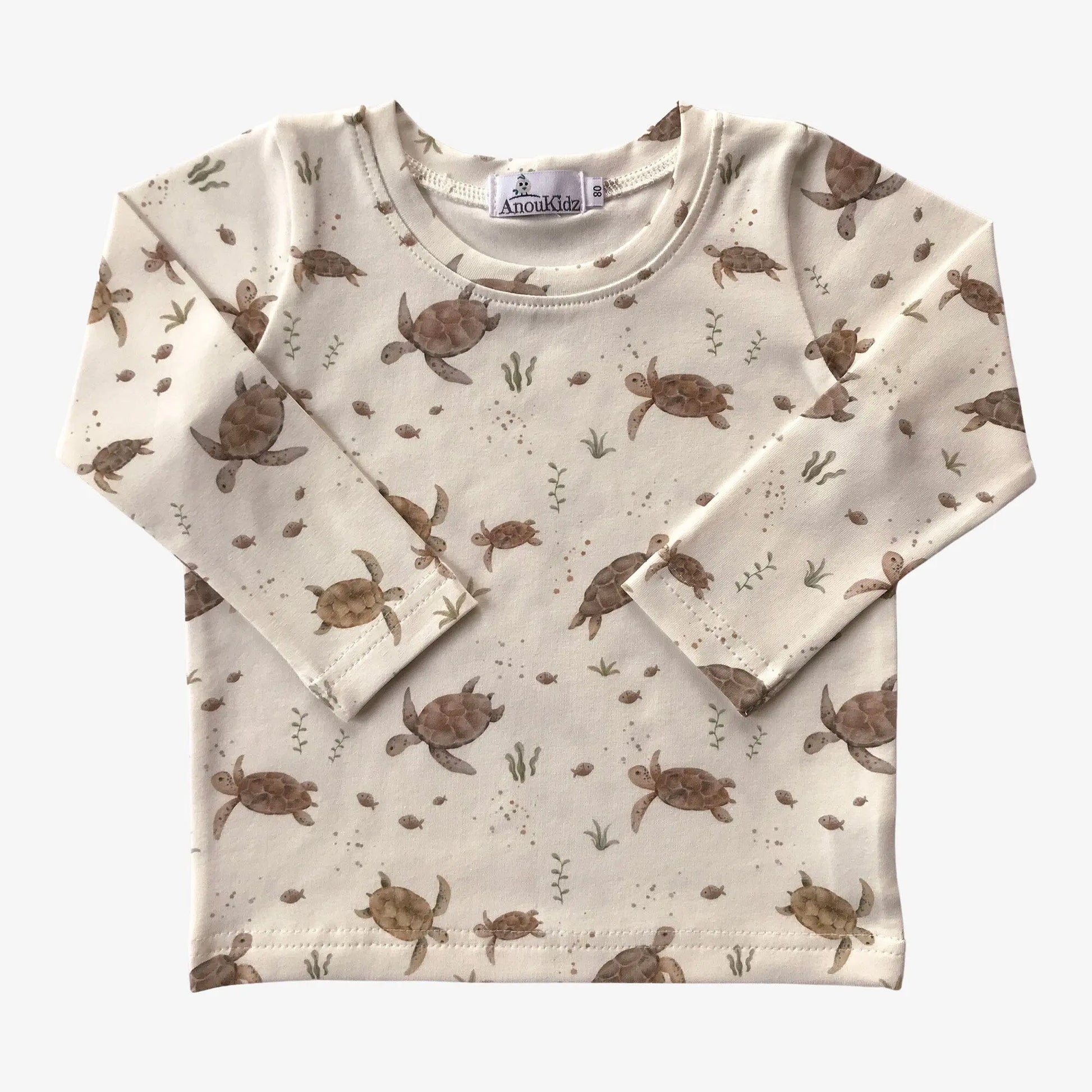 AnouKidz Longsleeve Turtles White