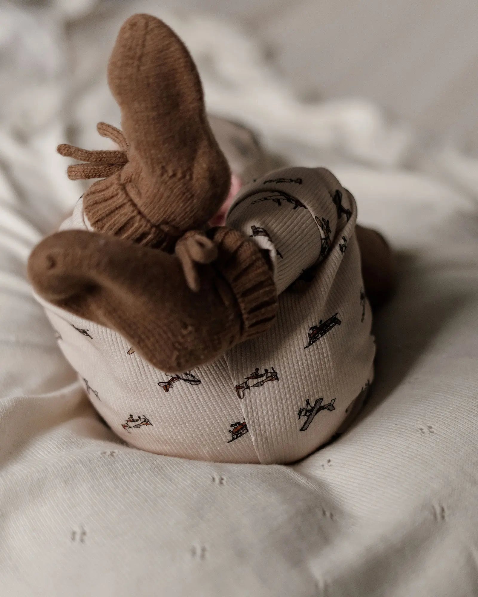 AnouKidz Merino Wol Booties Brown