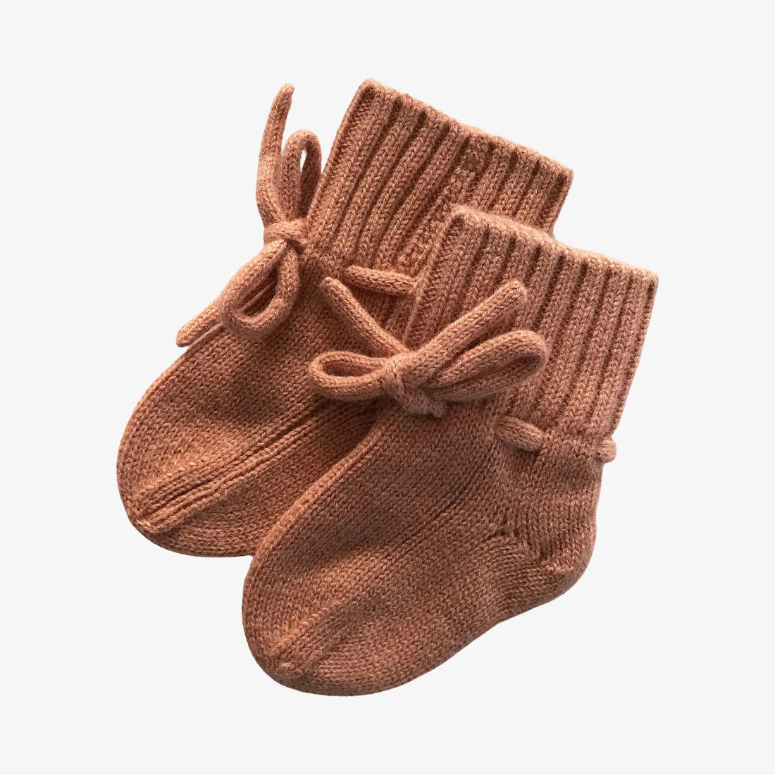 AnouKidz Merino Wol Booties Peach