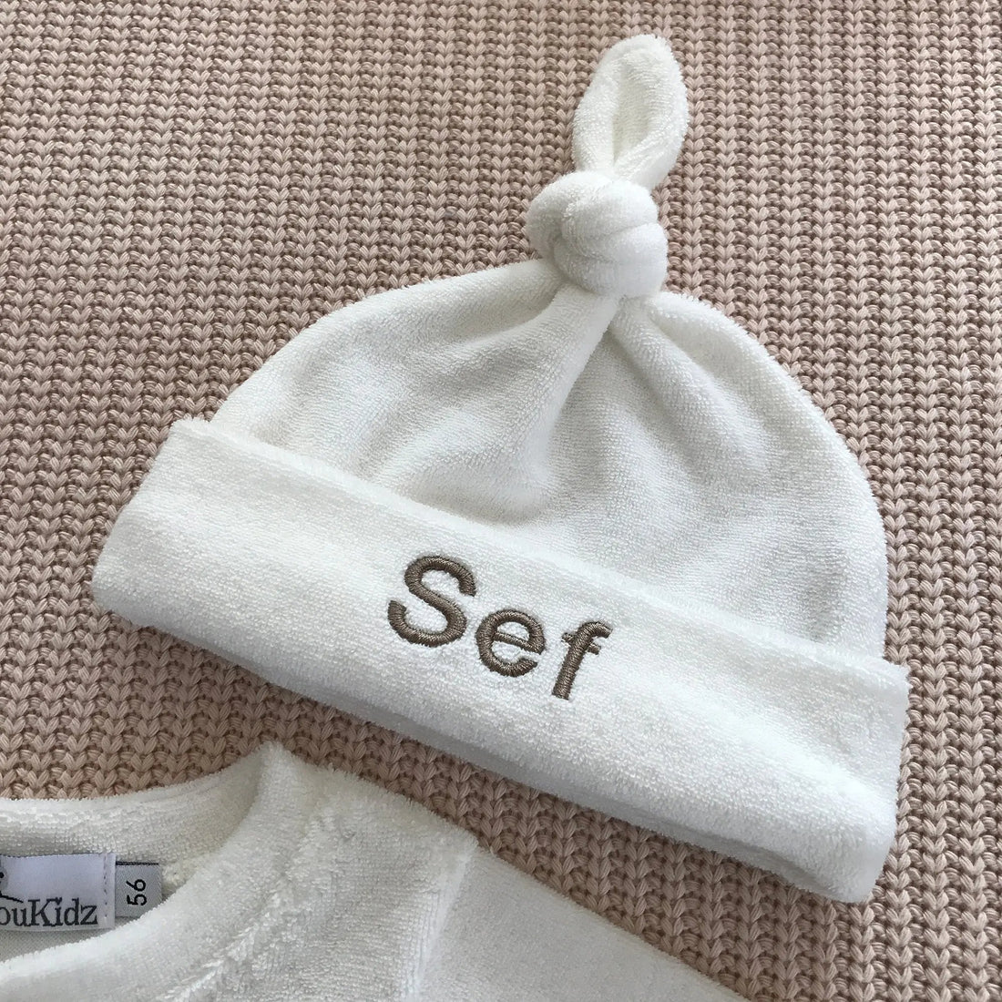 AnouKidz Mutsje Badstof Off-white