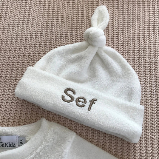 AnouKidz Mutsje Badstof Off-white