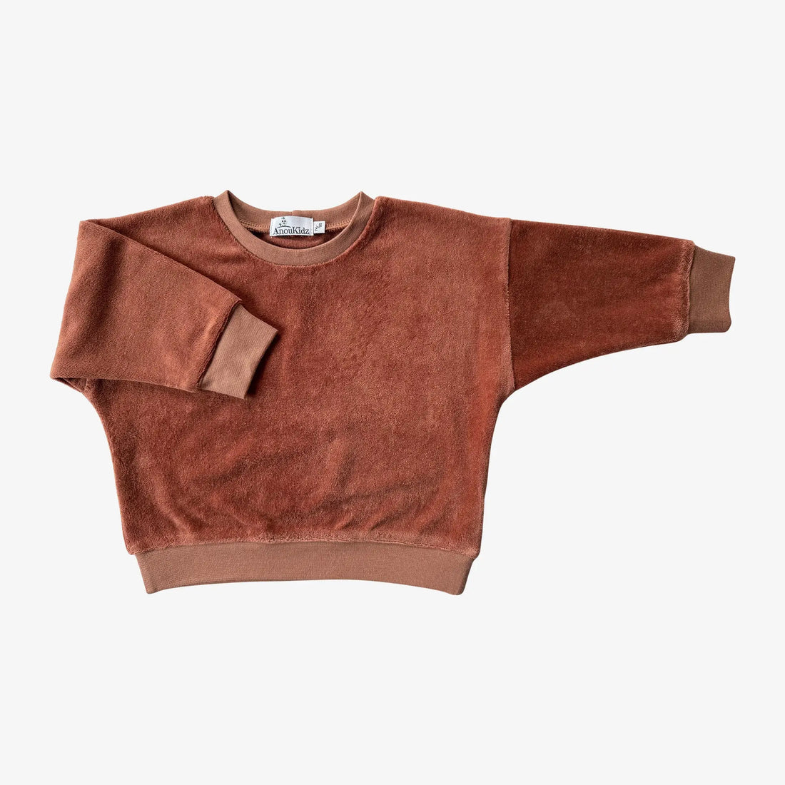 AnouKidz Oversized Sweater Velours Clay Pink