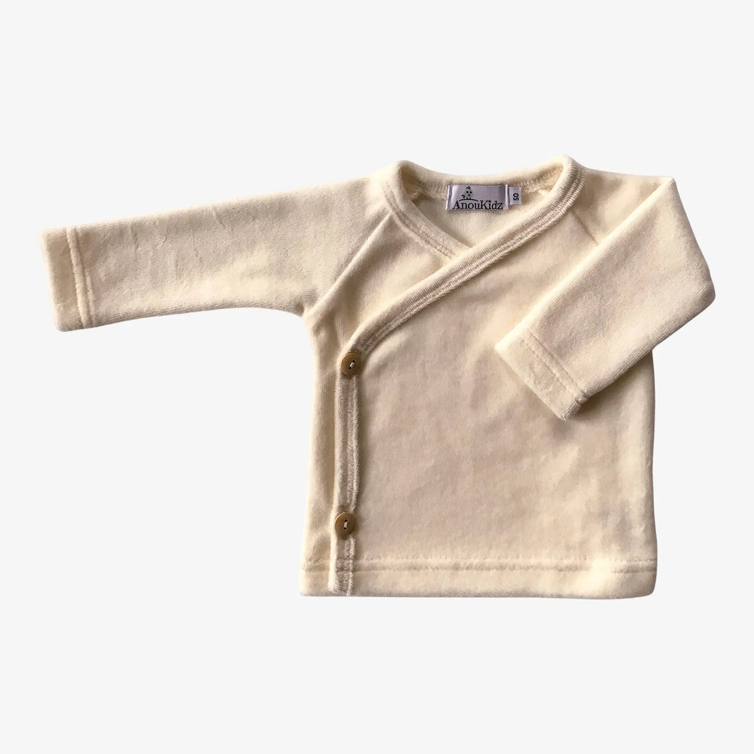 AnouKidz Overslagshirtje Ecru Velours