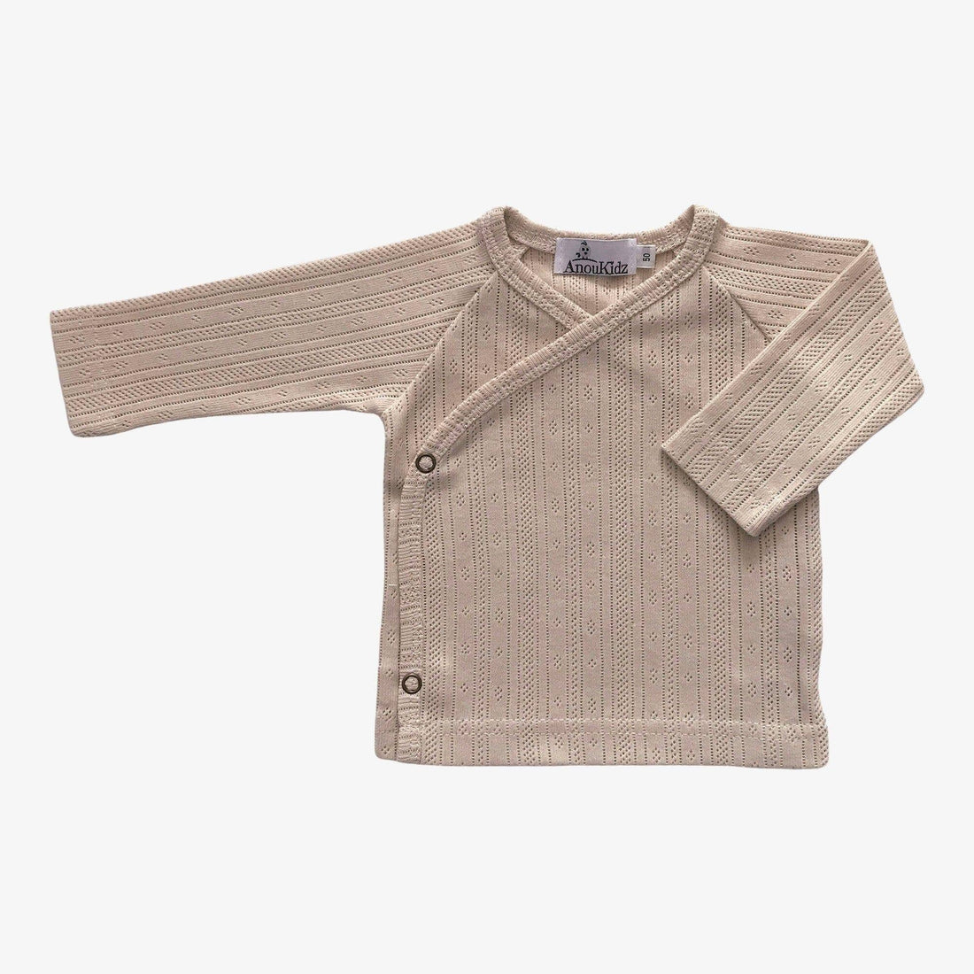 AnouKidz Overslagshirtje Pointelle Natural