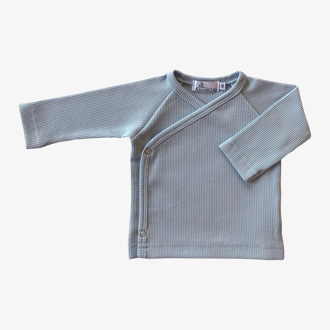 AnouKidz Overslagshirtje Rib Light Blue