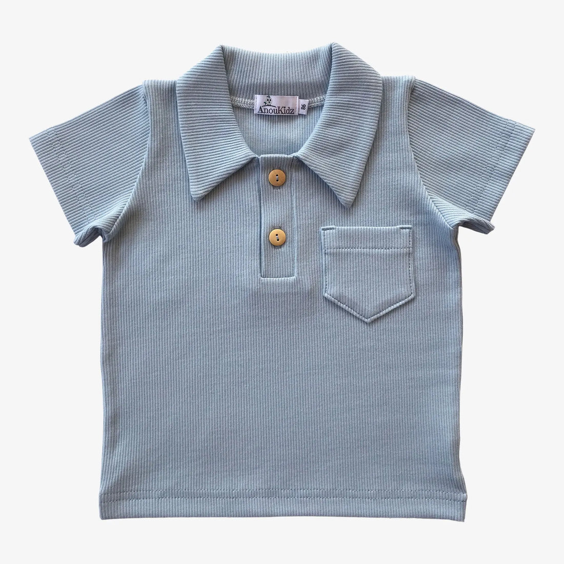 AnouKidz Polo Rib Light Blue
