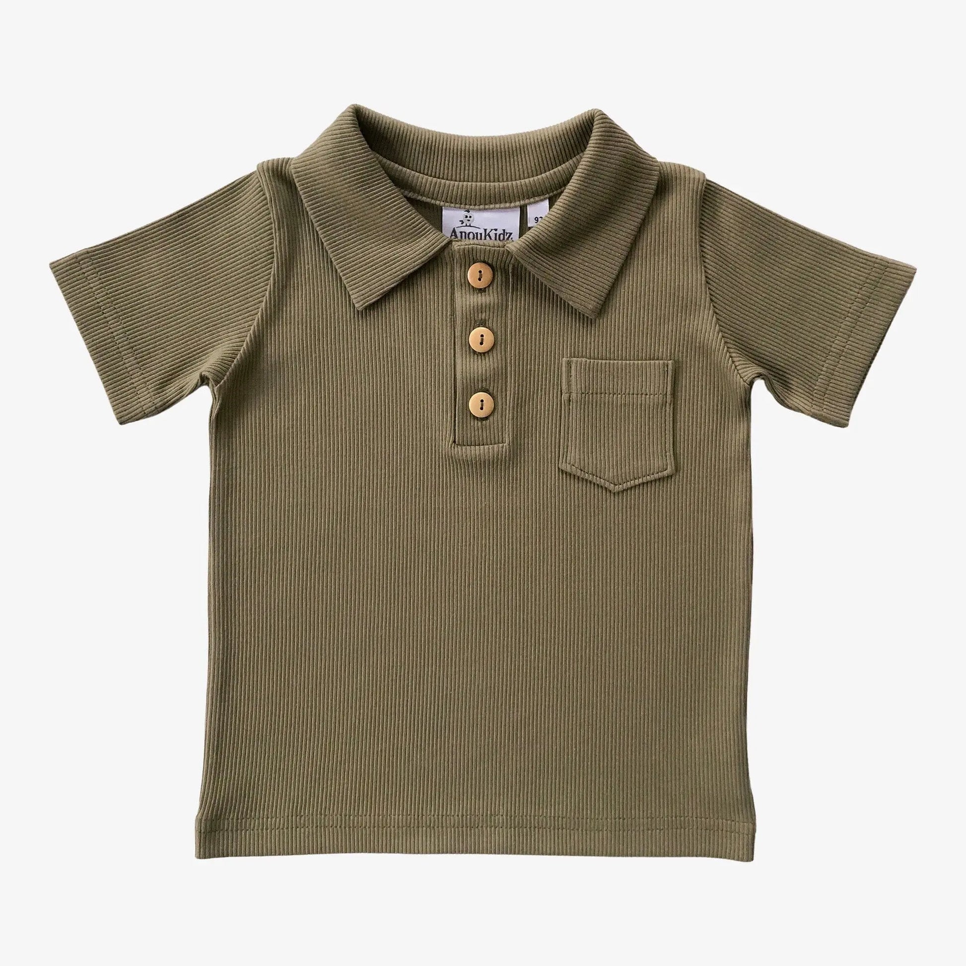 AnouKidz Polo Rib Olive