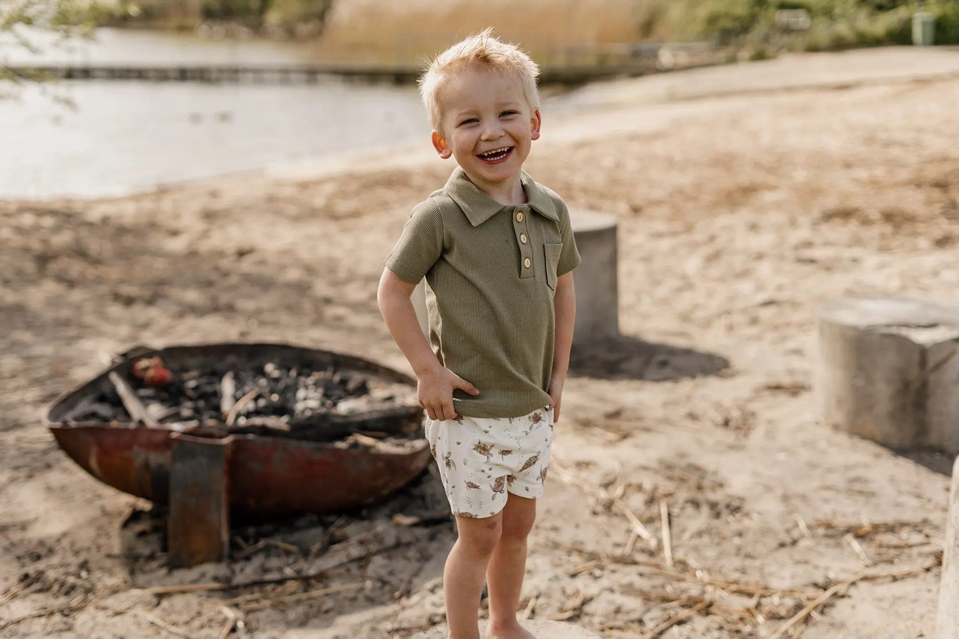 AnouKidz Polo Rib Olive