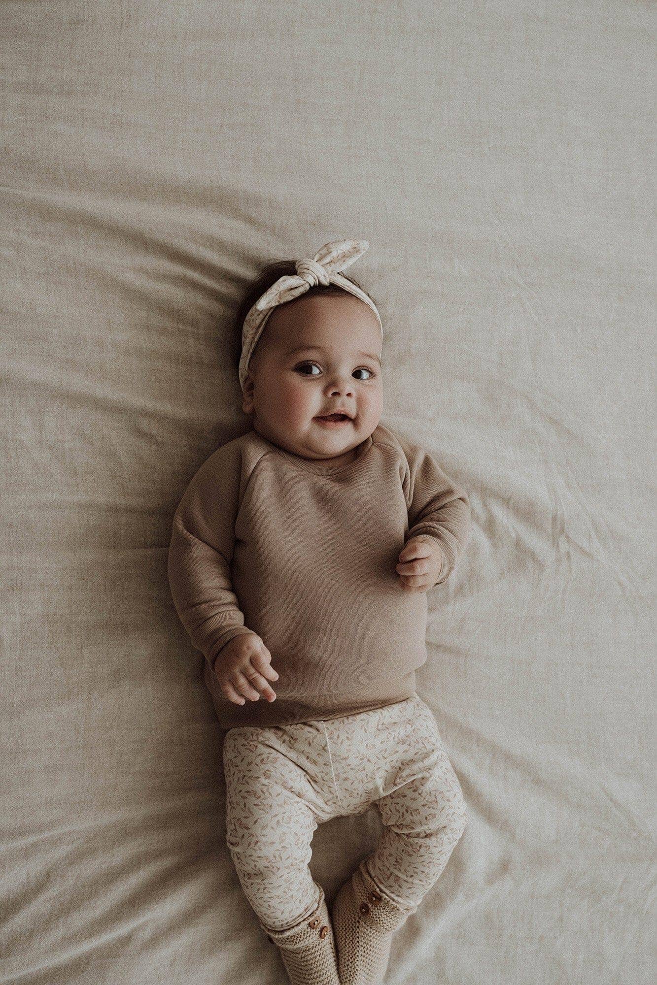 AnouKidz Raglan Sweater Dark Beige