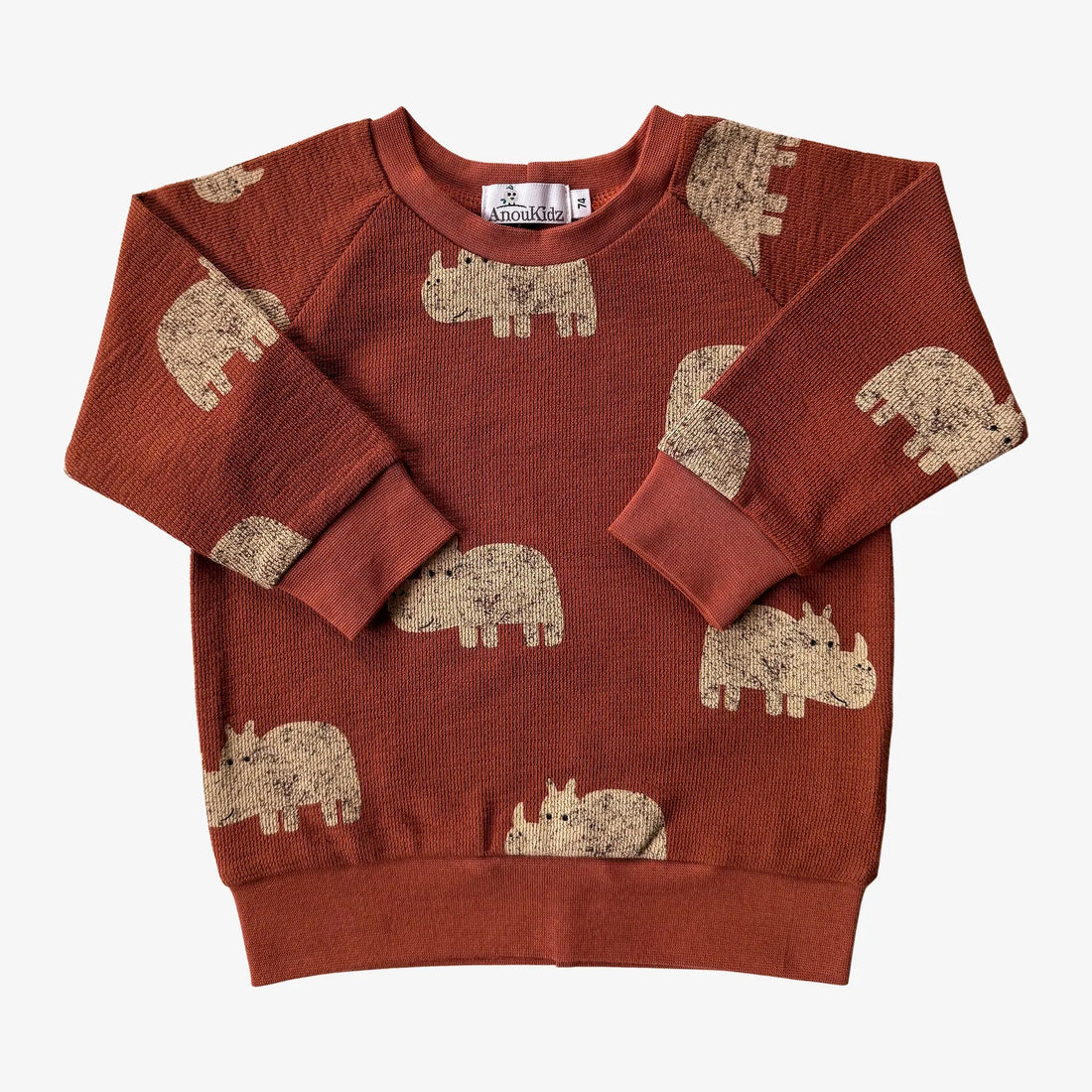AnouKidz Raglan Sweater Rhino