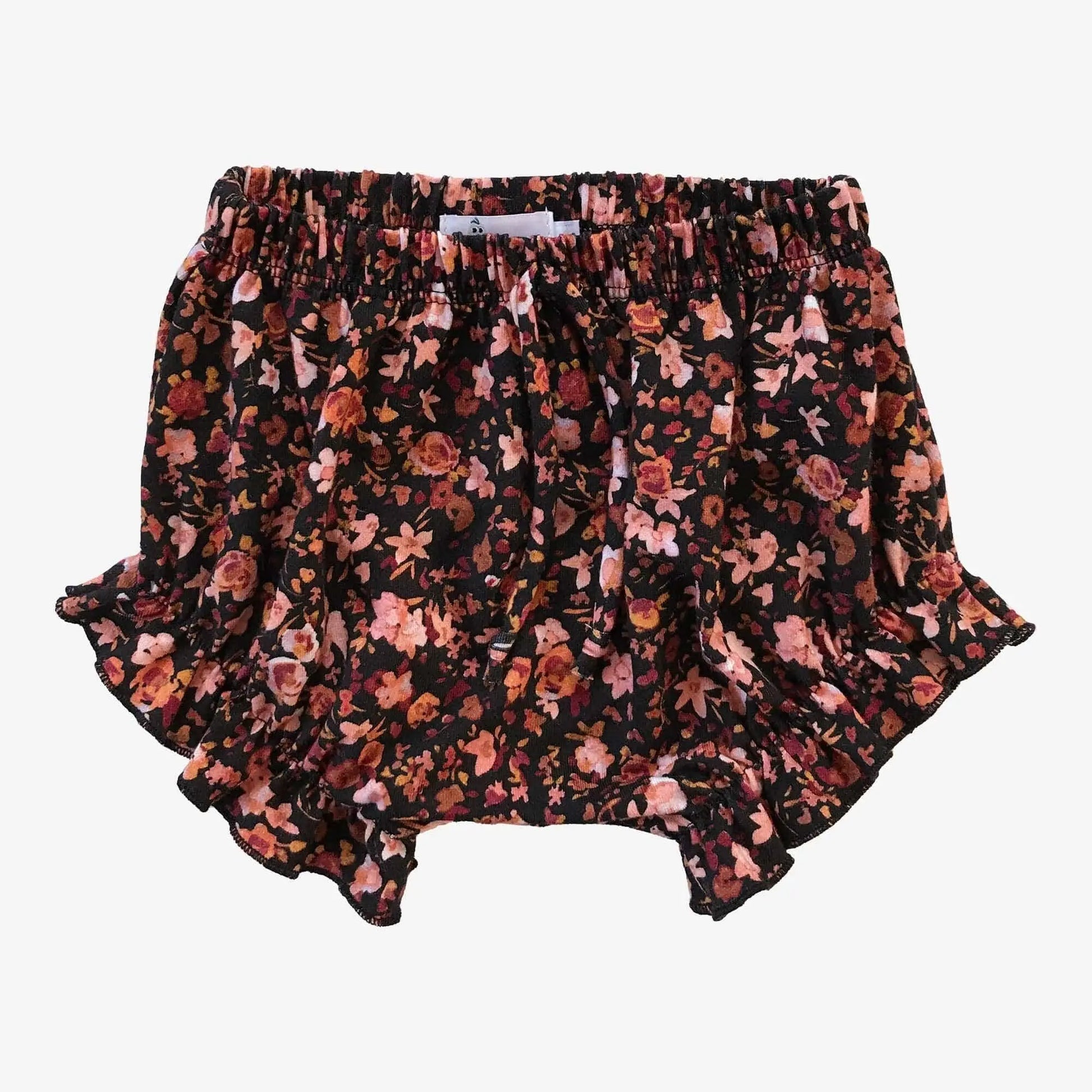 AnouKidz Ruffle Short Flowers Black