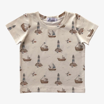 AnouKidz Shirtje Boats Lighthouse