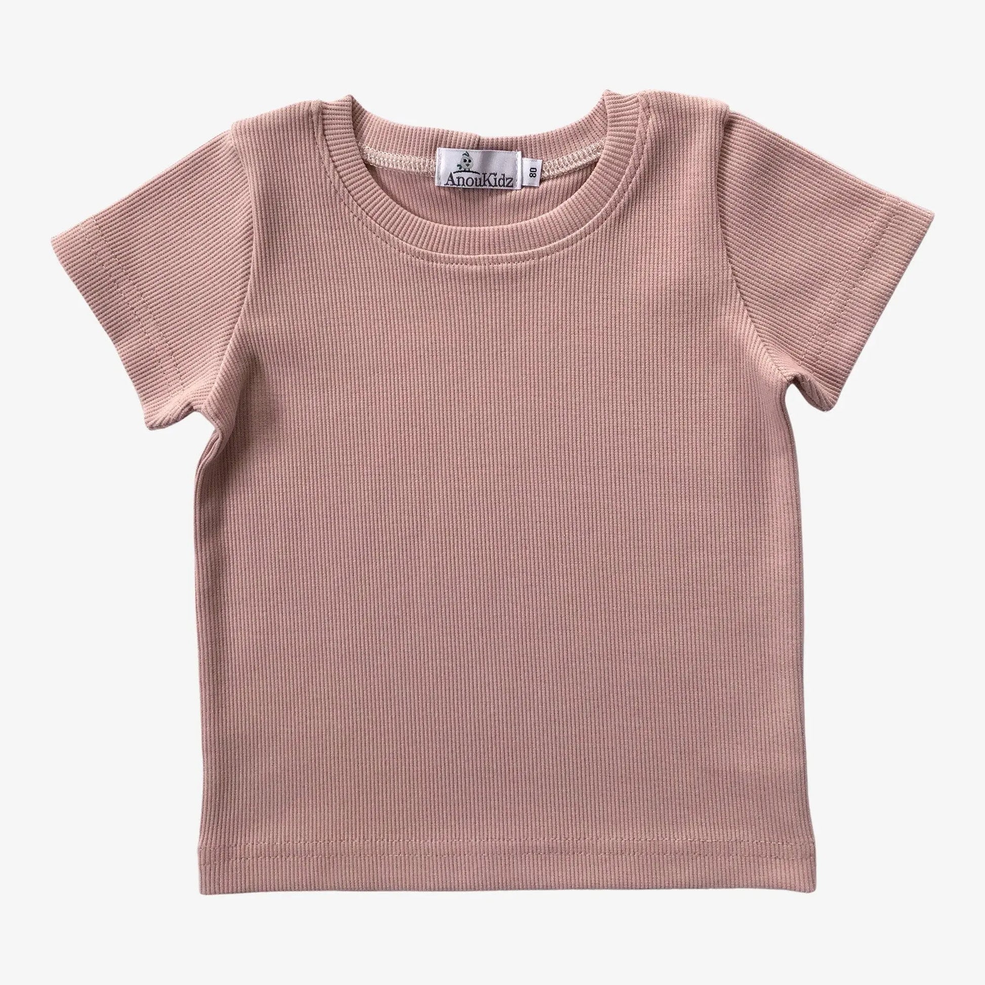 AnouKidz Shirtje Rib Burnished Lilac