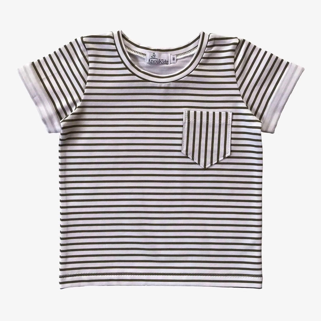 AnouKidz Shirtje Stripe Army