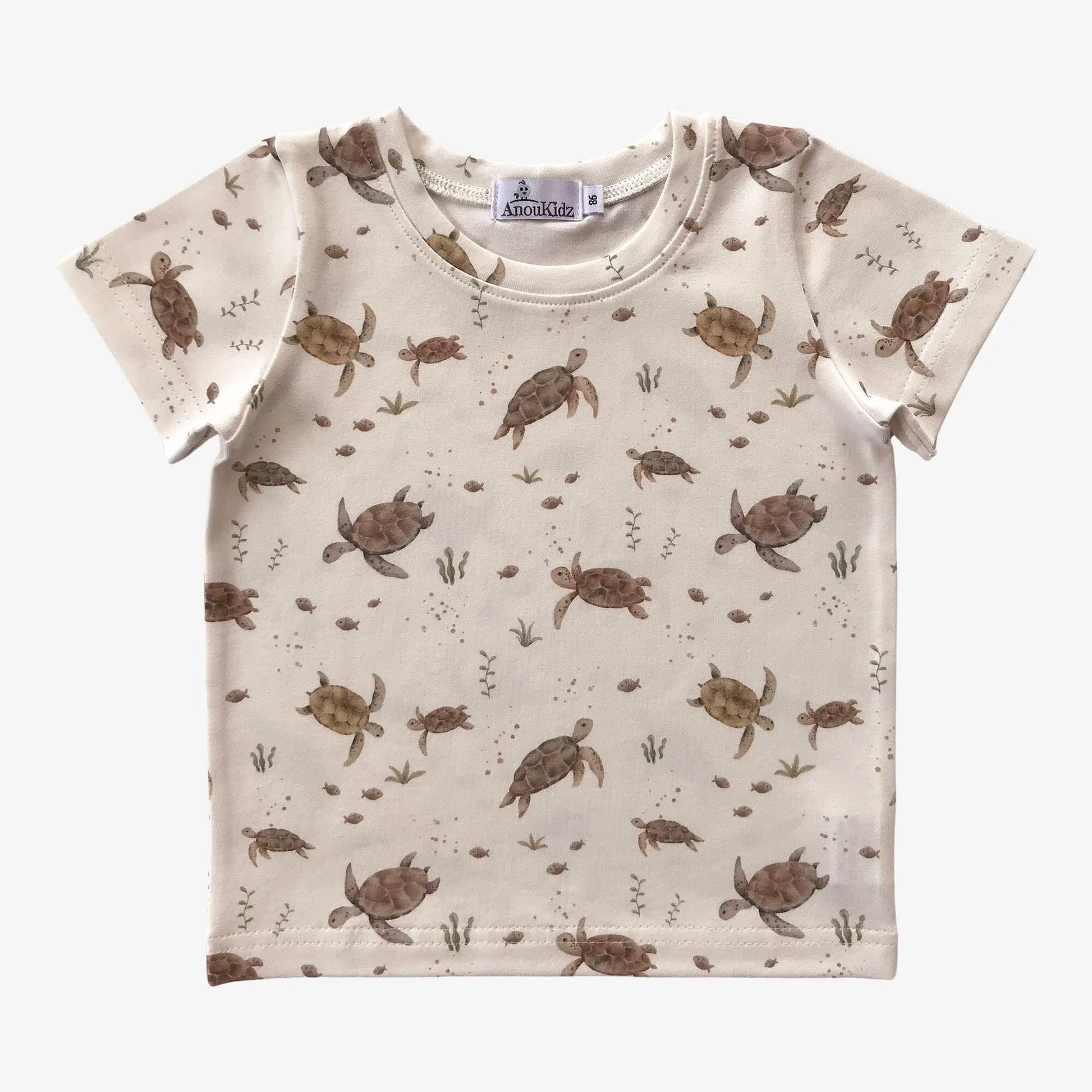 AnouKidz Shirtje Turtles White