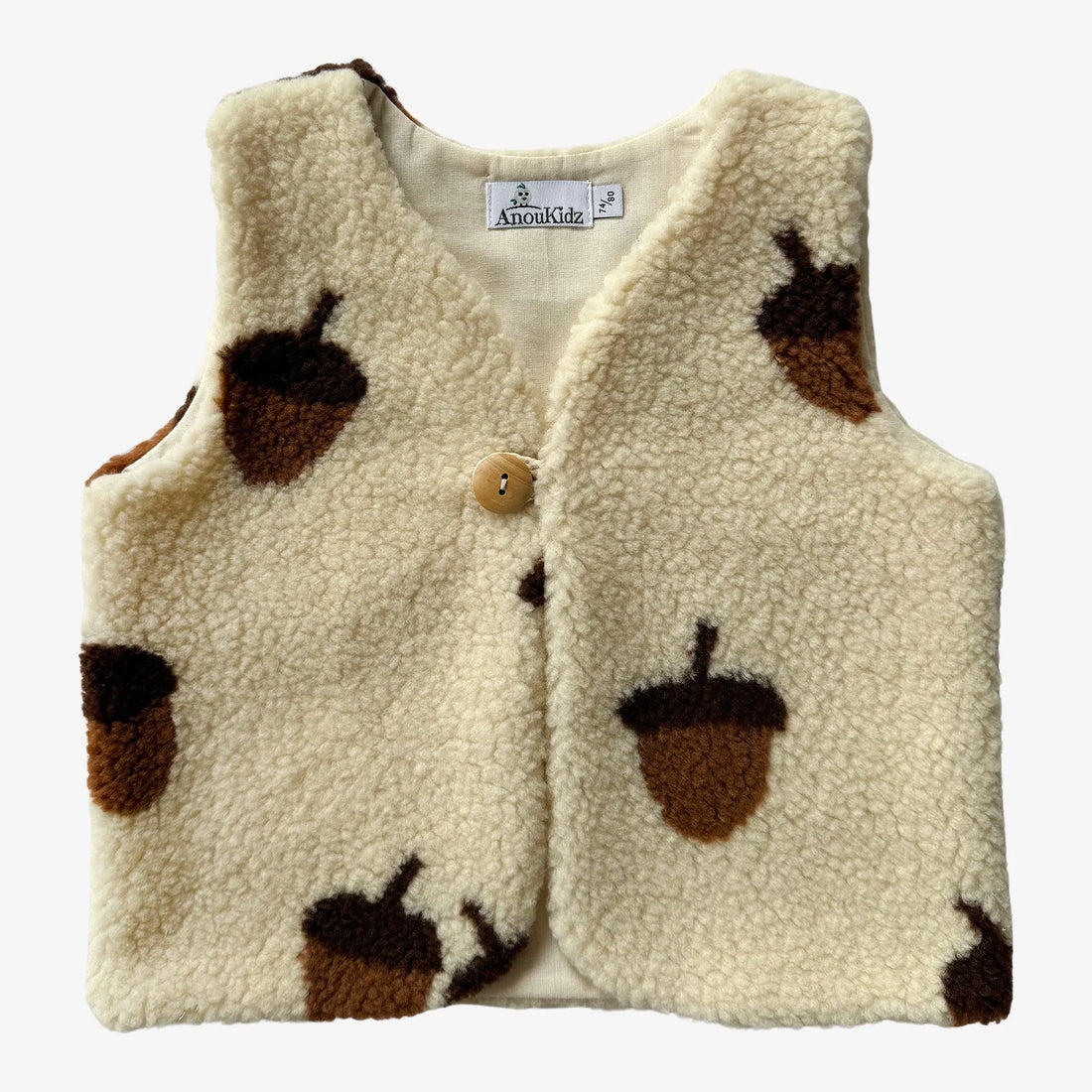 AnouKidz Teddy Gilet Acorn