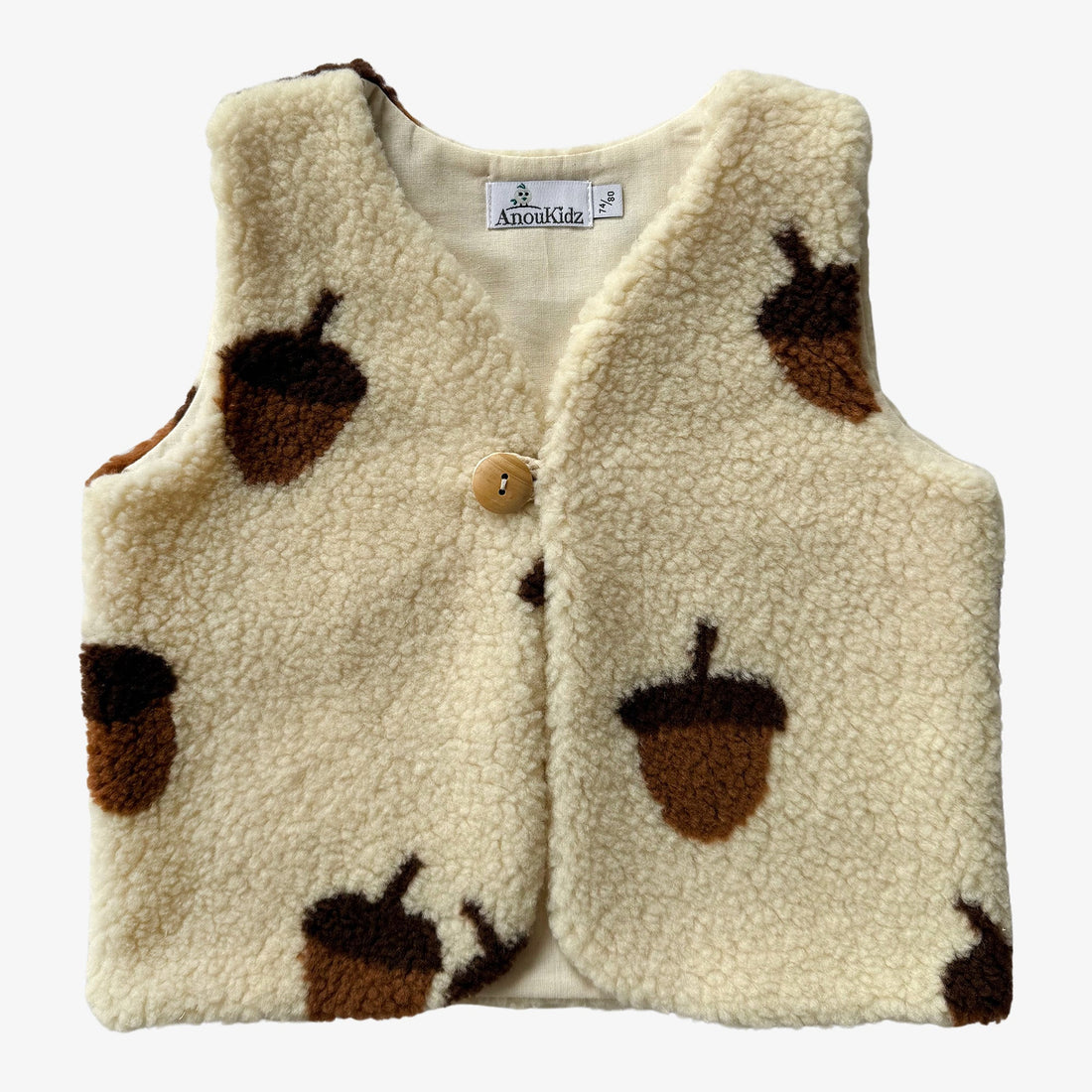 AnouKidz Teddy Gilet Acorn