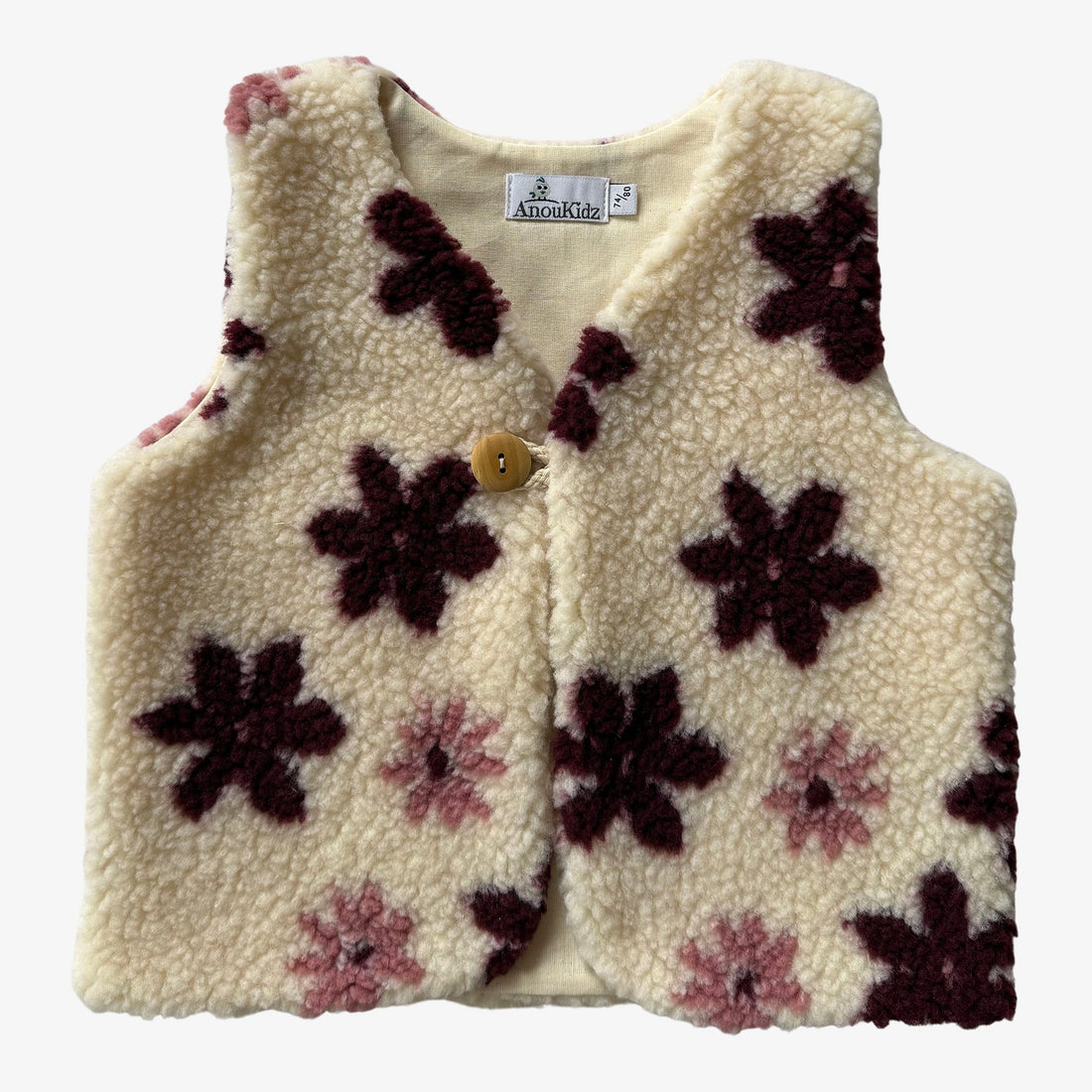 AnouKidz Teddy Gilet Flower