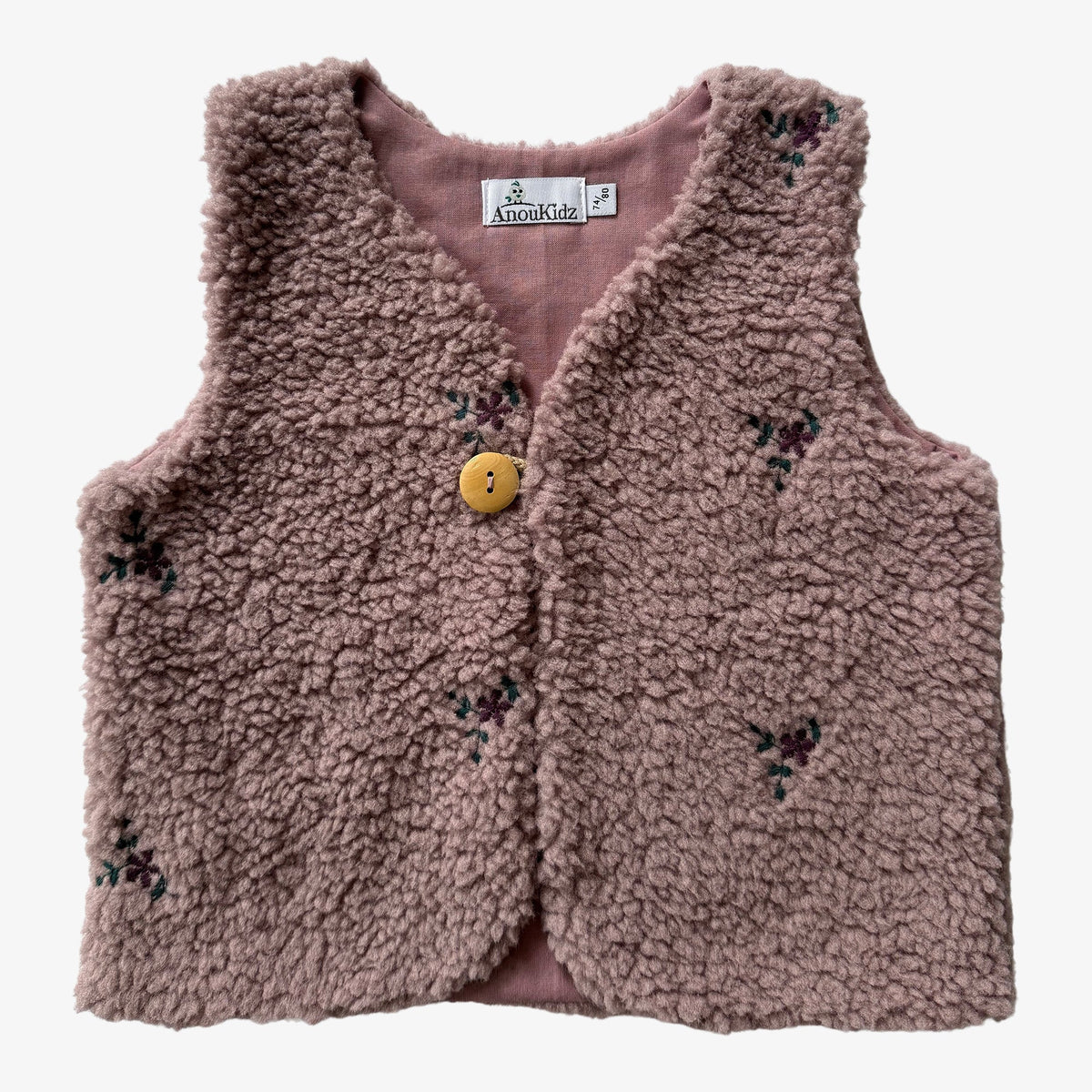 AnouKidz Teddy Gilet Mauve